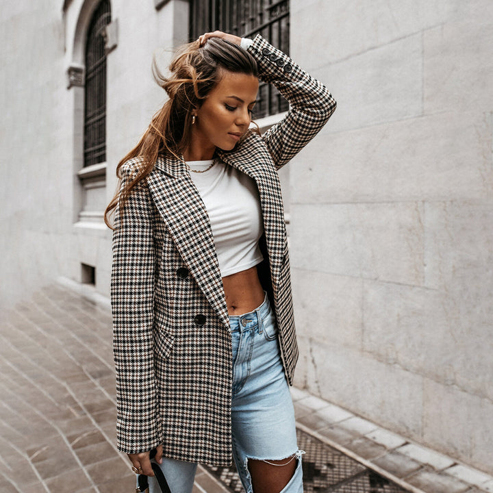 Blazer Dames | Dubbele Knoopsluiting &amp; Getailleerd Silhouet