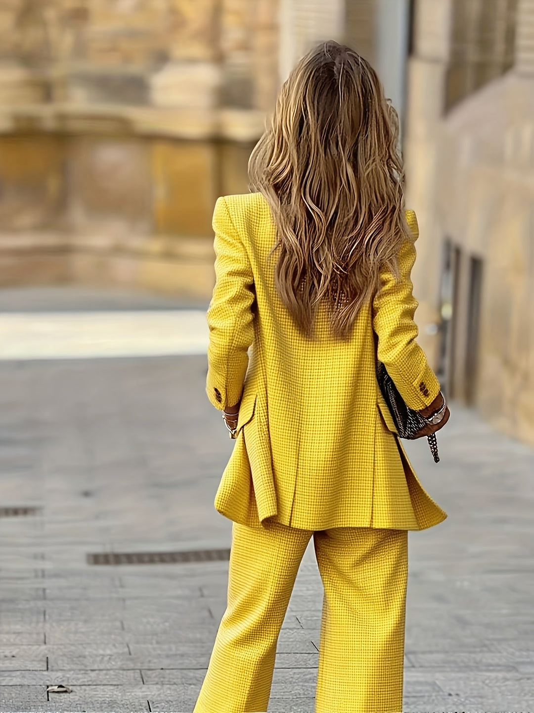 Blazer Set Dames | Double-Breasted &amp; Bewegingsvrijheid