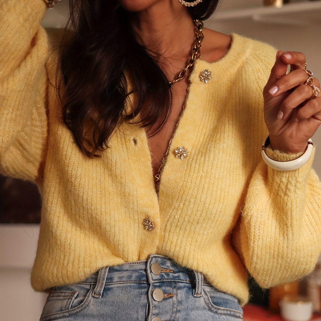 Blazer Trui Dames | Knoopsluiting &amp; Verzorgde Look