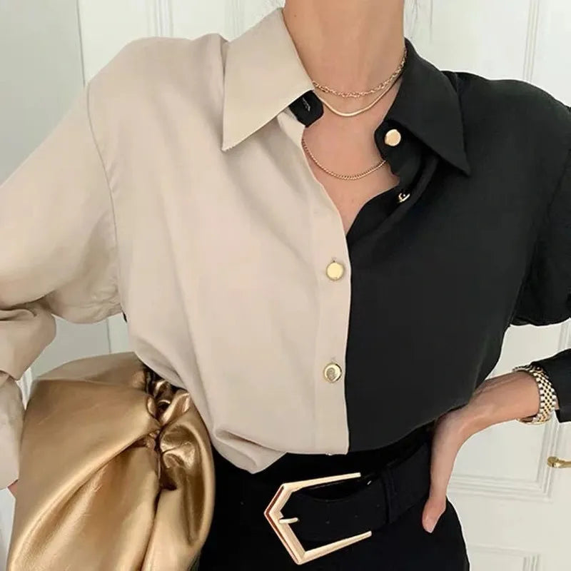 Blouse Dames | Lange Mouw &amp; Tijdloze Elegantie