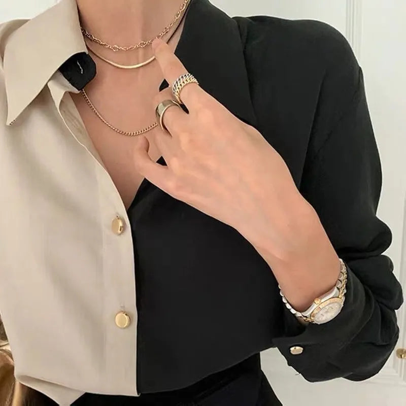 Blouse Dames | Lange Mouw &amp; Tijdloze Elegantie