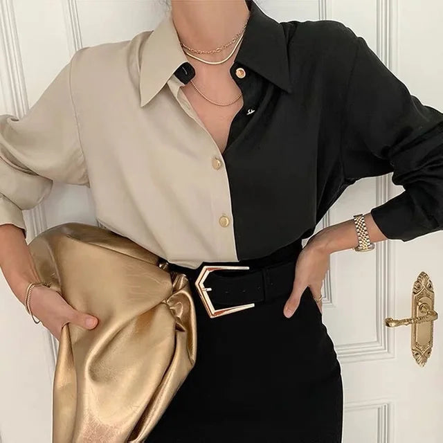 Blouse Dames | Lange Mouw &amp; Tijdloze Elegantie