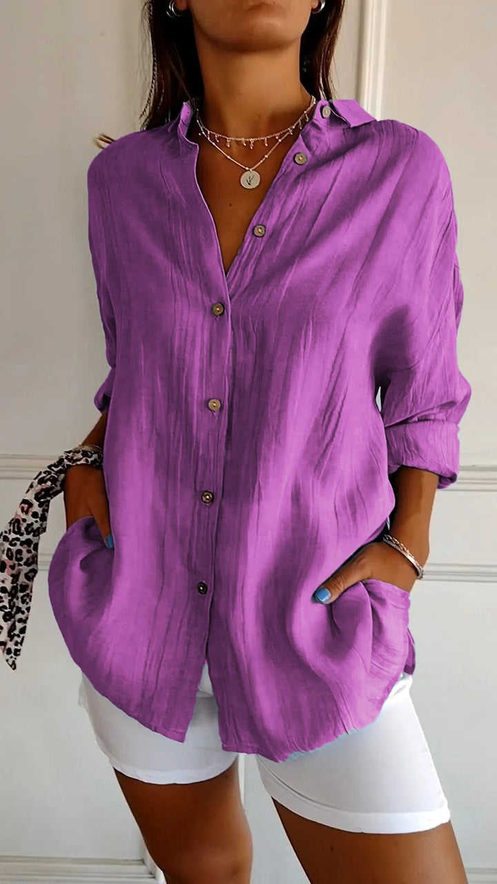 Blouse Dames | Plissé Design &amp; Flatterende Pasvorm