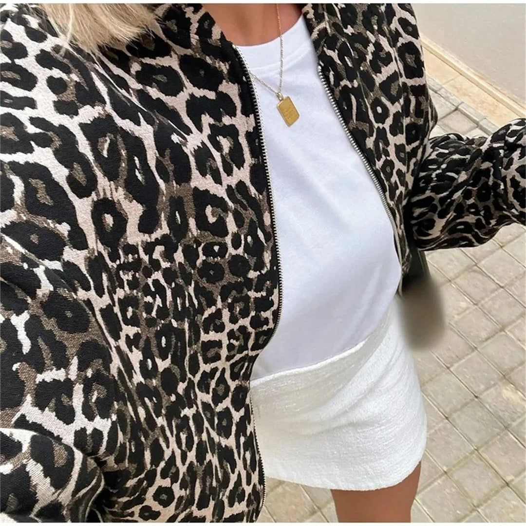 Bomberjack Dames | Opvallende Leopard Print &amp; Comfortabele Pasvorm