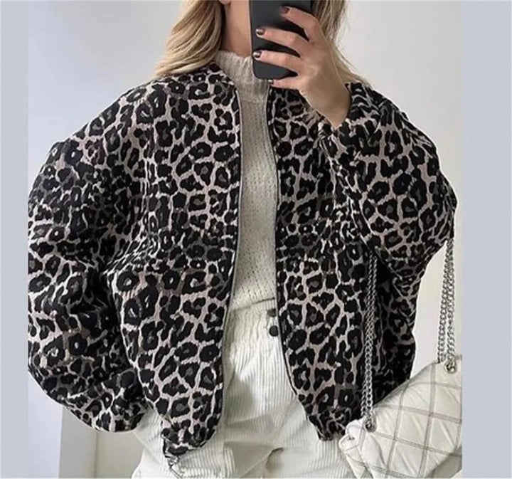 Bomberjack Dames | Opvallende Leopard Print &amp; Comfortabele Pasvorm