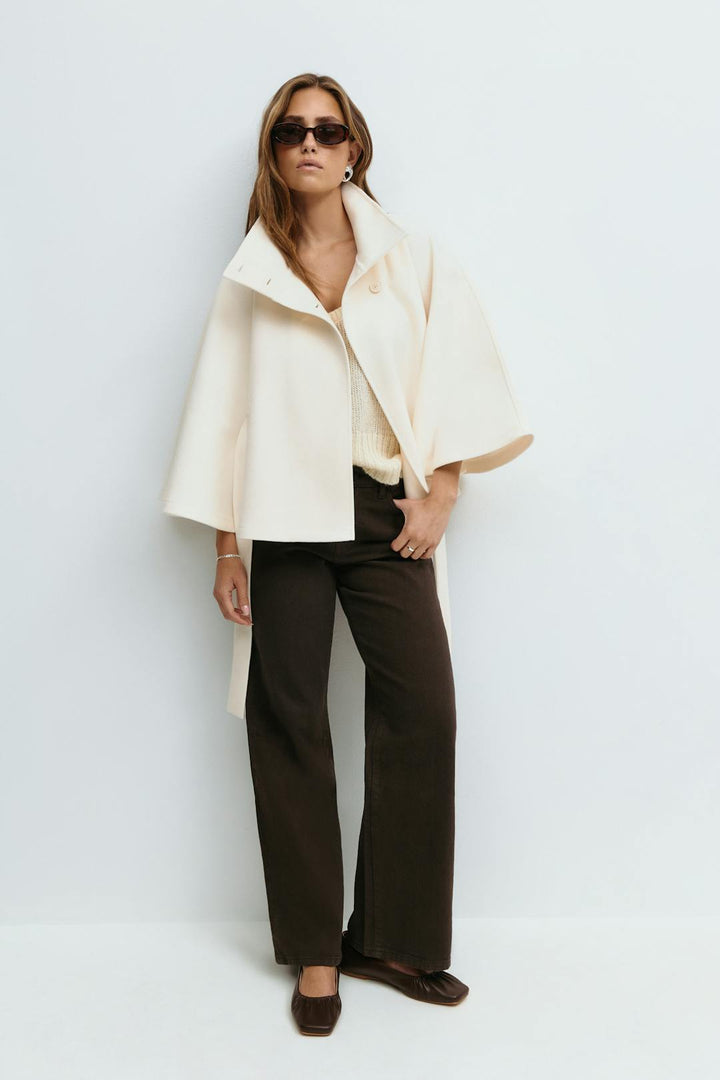 Capejas Dames | Capejas Look, Hoge Kraag &amp; Tailleceintuur