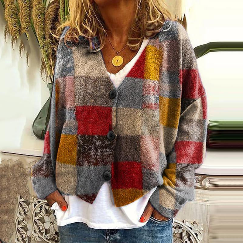 Cardigan Dames | Opvallend Patchworkdesign