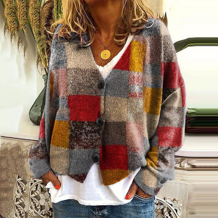 Cardigan Dames | Opvallend Patchworkdesign