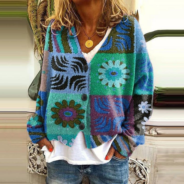 Cardigan Dames | Opvallend Patchworkdesign