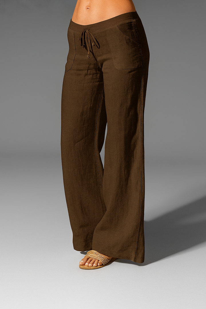 Casual broek Dames | Casual comfort &amp; elastische trekkoordtaille