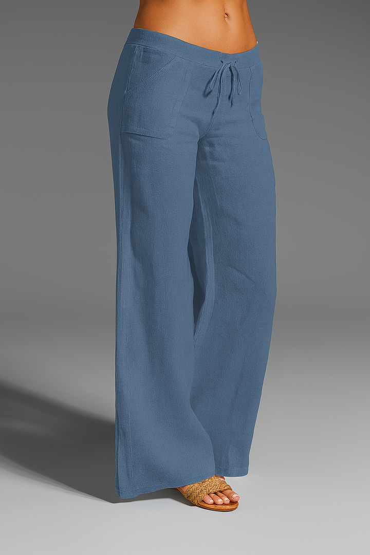 Casual broek Dames | Casual comfort &amp; elastische trekkoordtaille