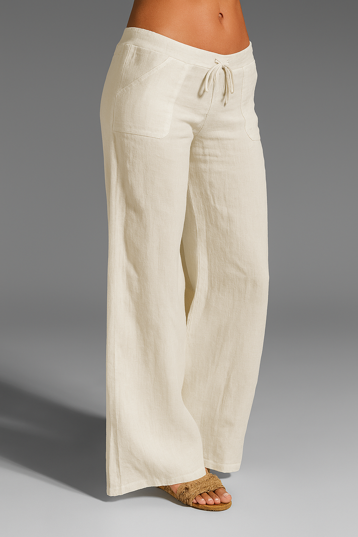 Casual broek Dames | Casual comfort &amp; elastische trekkoordtaille