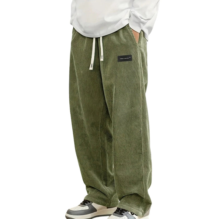 Corduroy Broek | Comfortabele Wijde Jogger Heren
