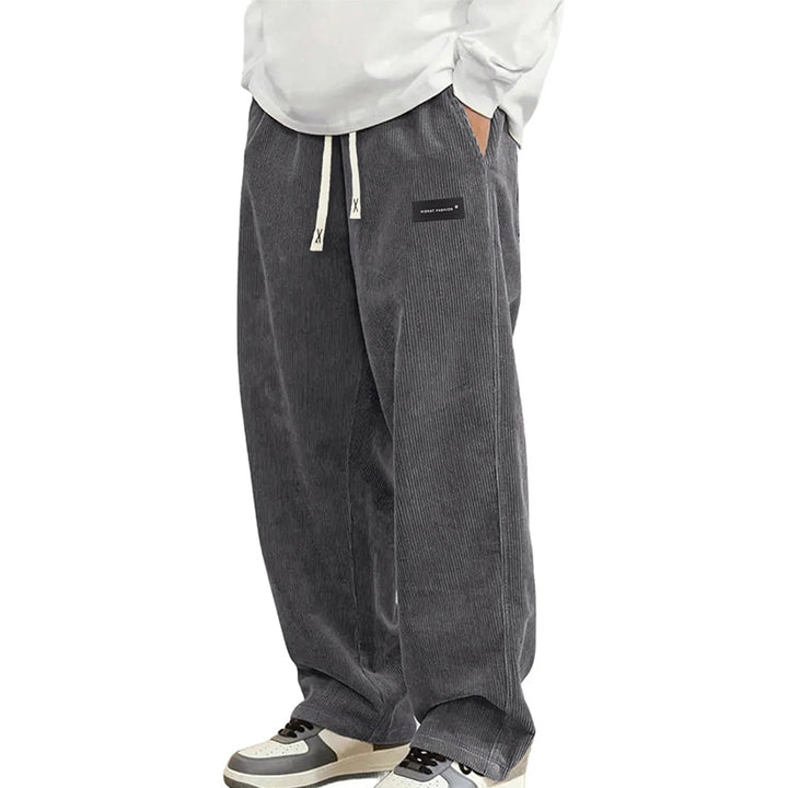 Corduroy Broek | Comfortabele Wijde Jogger Heren