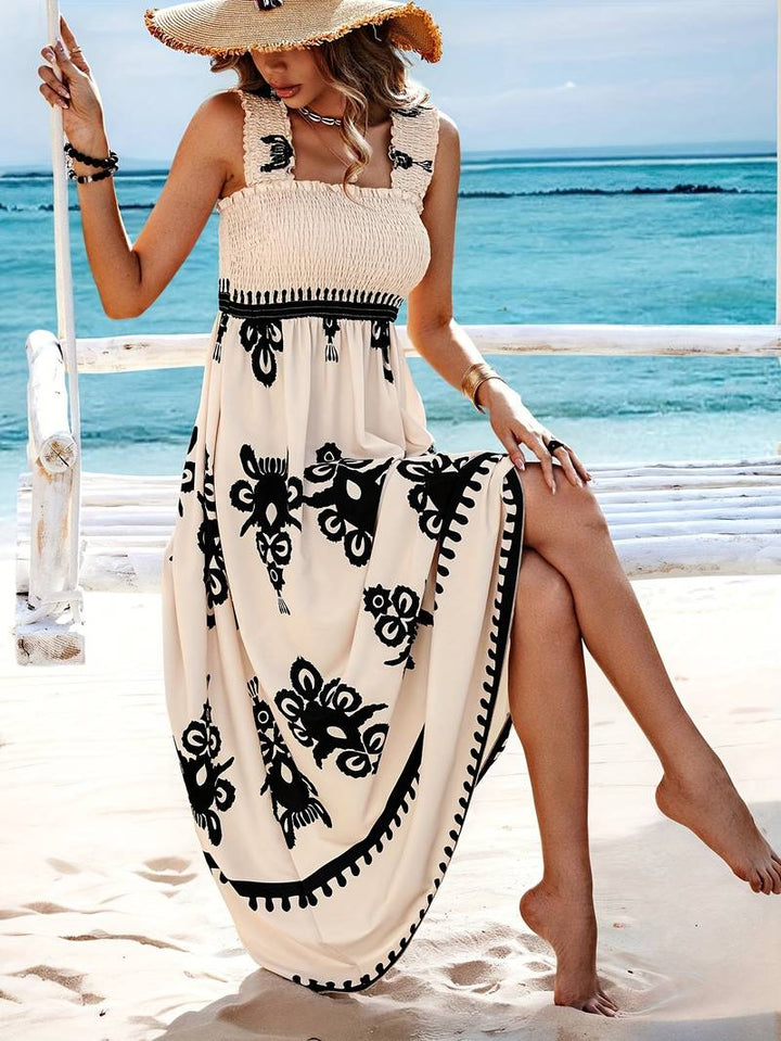 Dames Boho Maxi Zomerjurk - Ava