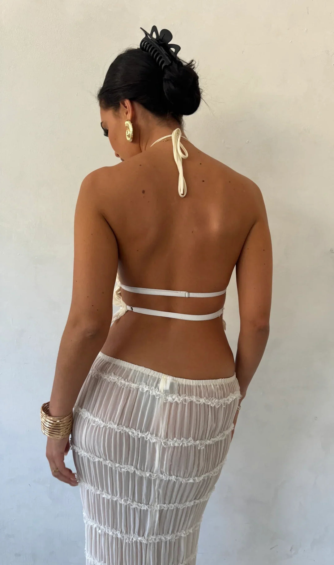 Dames Hawaï Top en Maxi Rok Set - Natasha