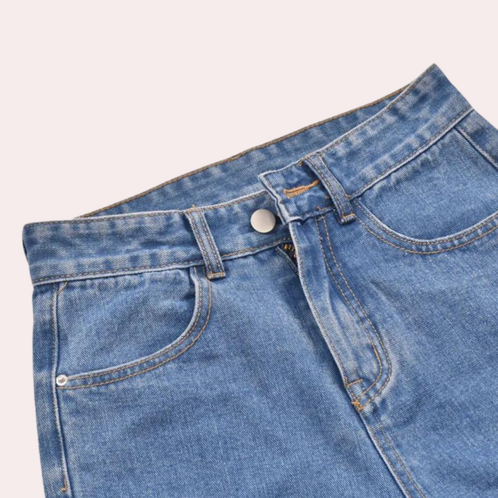 Dames Hoge Taille Casual Shorts - Dora