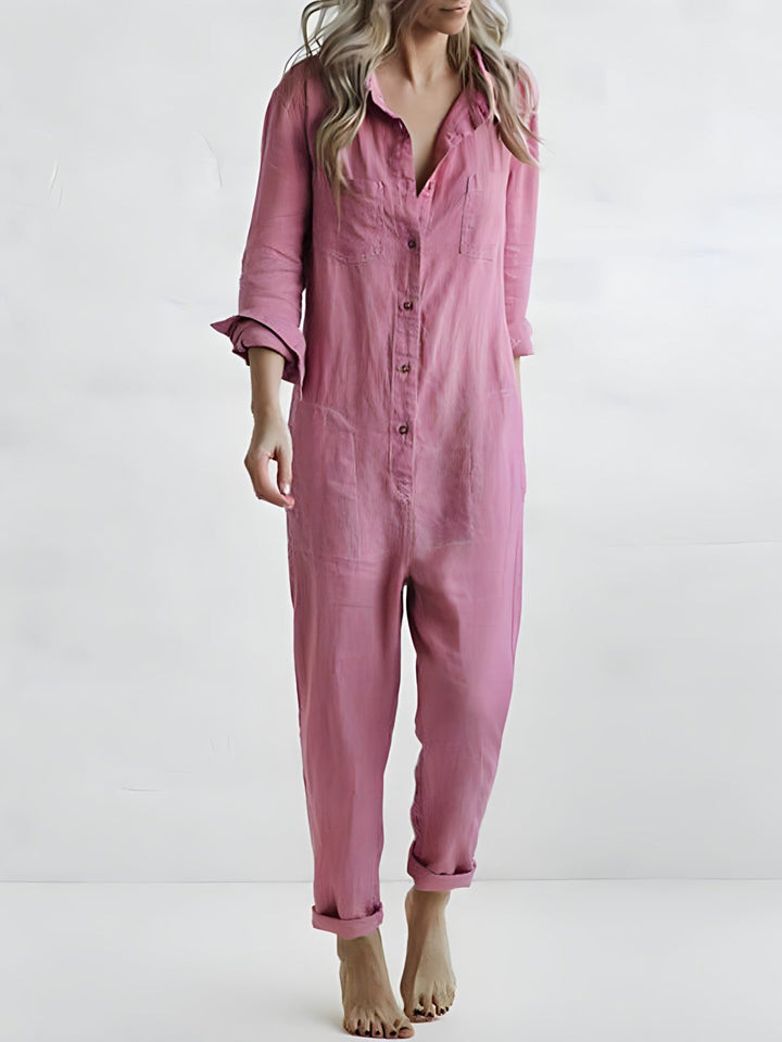 Dames Jumpsuit met Lange mouwen - Sanne