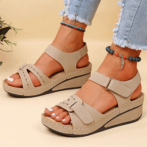 Dames Minimalistische Platte Sandalen - Lucie