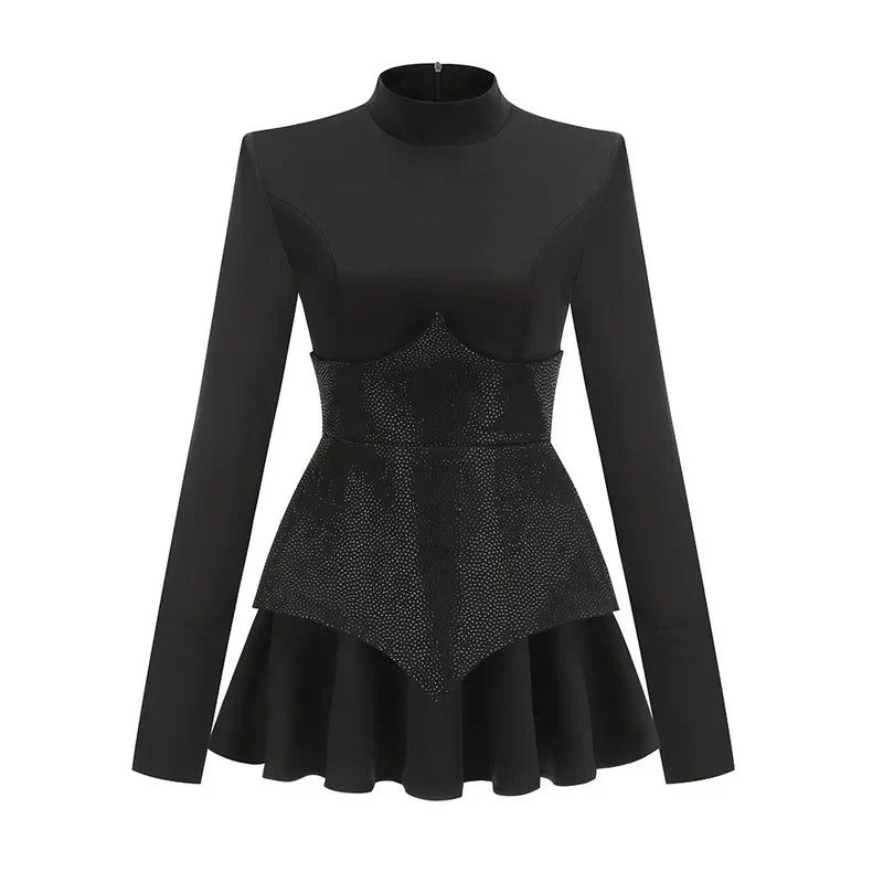 Dames Pailletten Mini Cocktail Jurk - Hannah