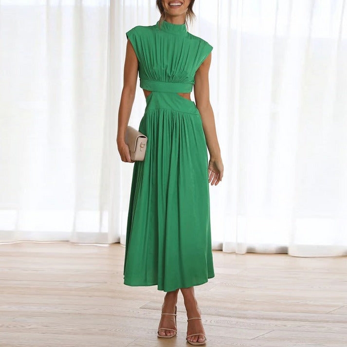Dames Stijlvolle Hals Sexy Maxi Zomerjurk - Annabeth