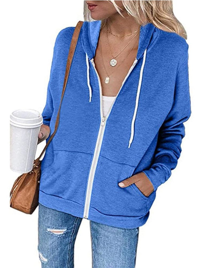 Hoodie Dames | Lichtgewicht met Rits