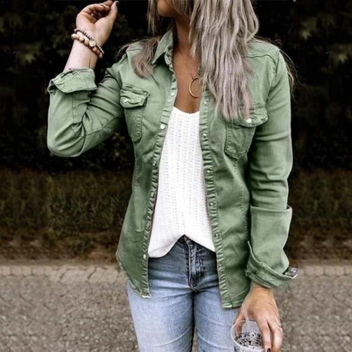 Denim Jas Dames | Knoopsluiting &amp; Veelzijdige Look