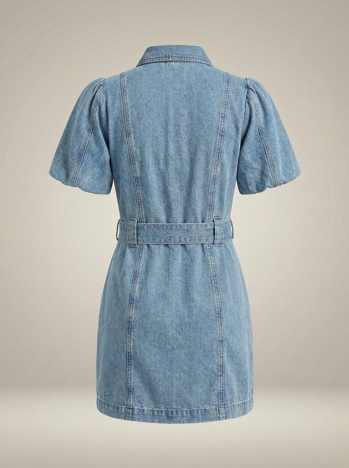 Denim jurk Dames | Flatterende Taille &amp; Makkelijk Aan/Uit