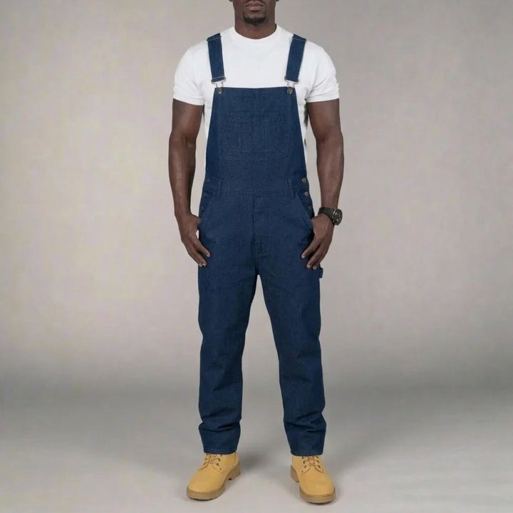 Denim Overall Heren | Rechte Pijp &amp; Functionele Zakken