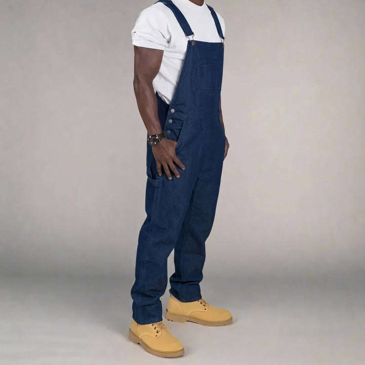 Denim Overall Heren | Rechte Pijp &amp; Functionele Zakken