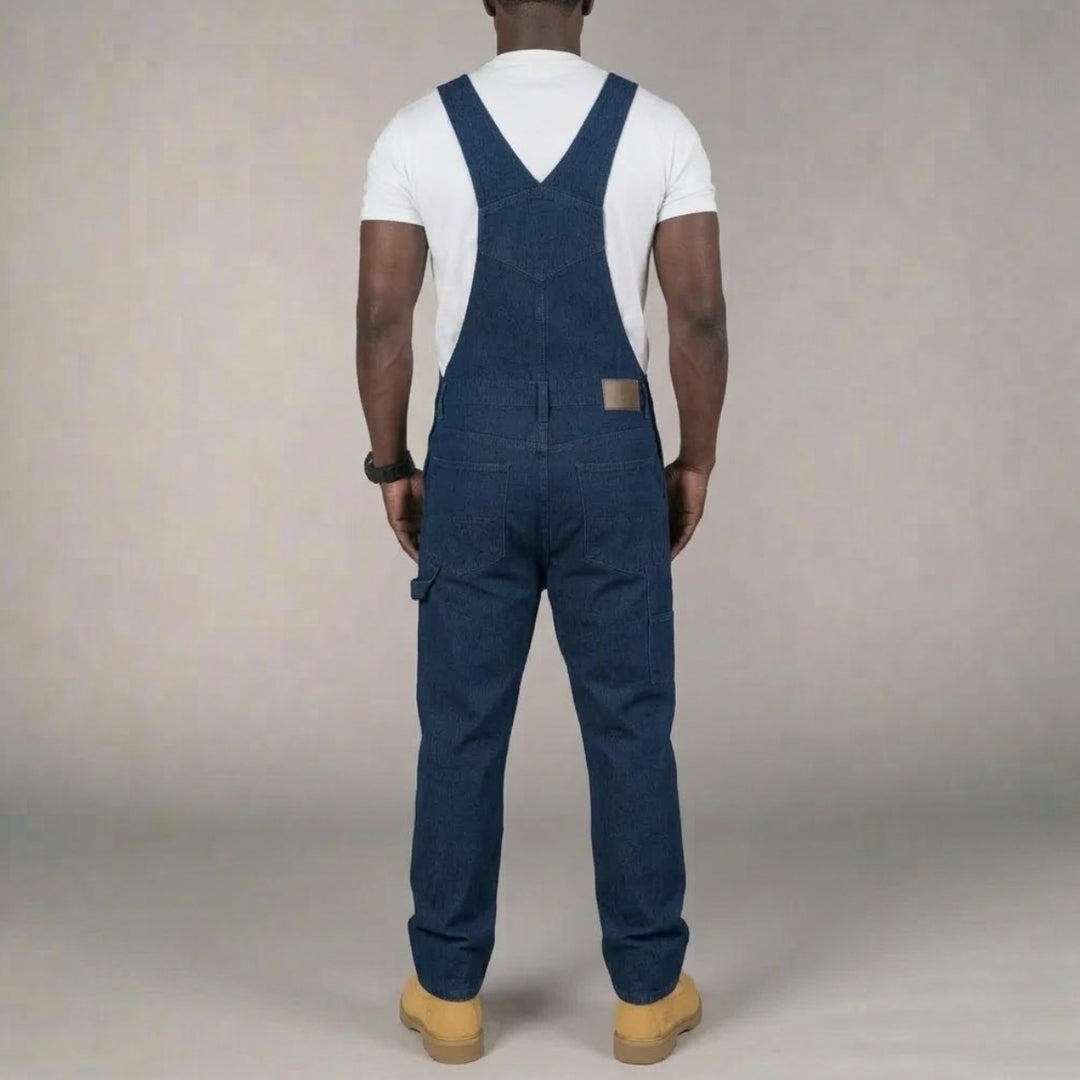 Denim Overall Heren | Rechte Pijp &amp; Functionele Zakken