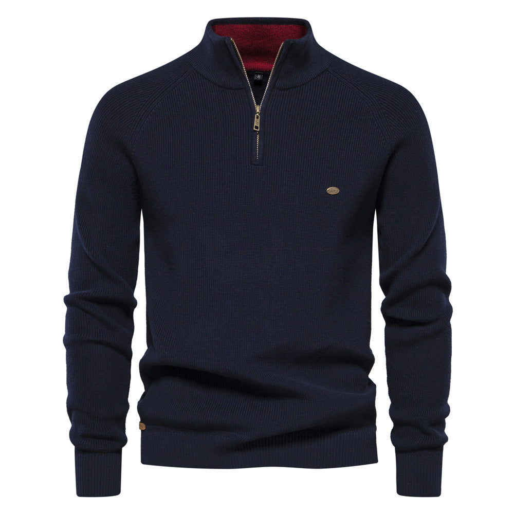 Half-Zip Trui Heren | Ademend Warm &amp; Zacht Draaggevoel