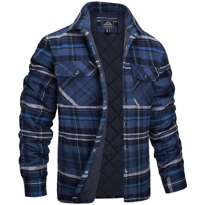 Heren Geruite Jas | Winterjas | Comfortabel warm in herfst &amp; winter