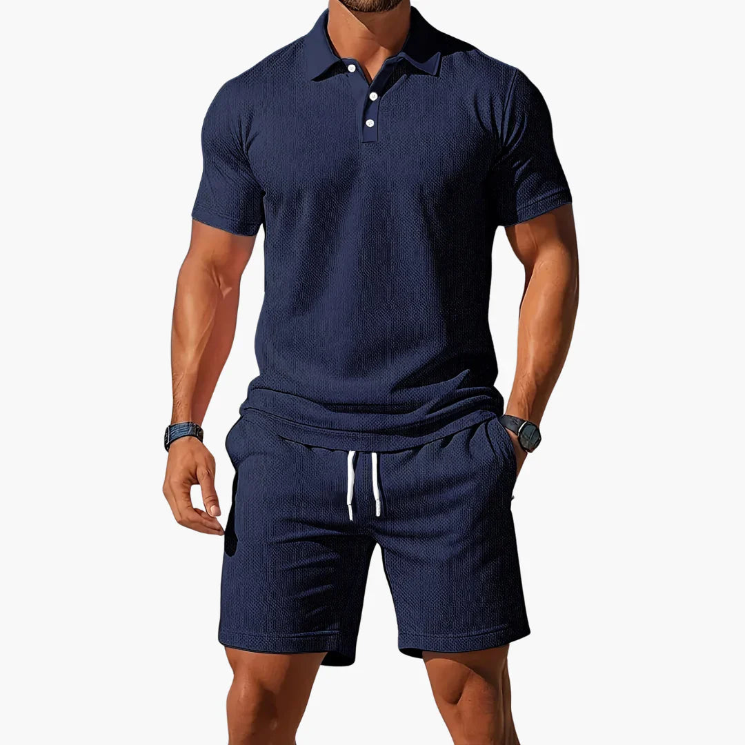 Heren Set | Ademend &amp; Comfortabel als 2-Delige Poloset