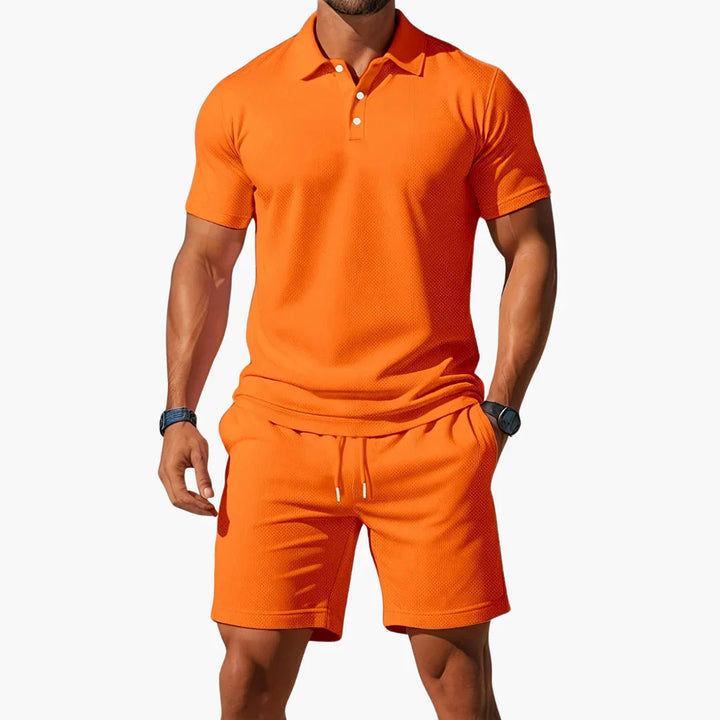 Heren Set | Ademend &amp; Comfortabel als 2-Delige Poloset