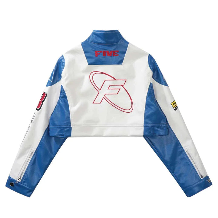 Jas Dames | Cropped &amp; Stoer Patchwork Design