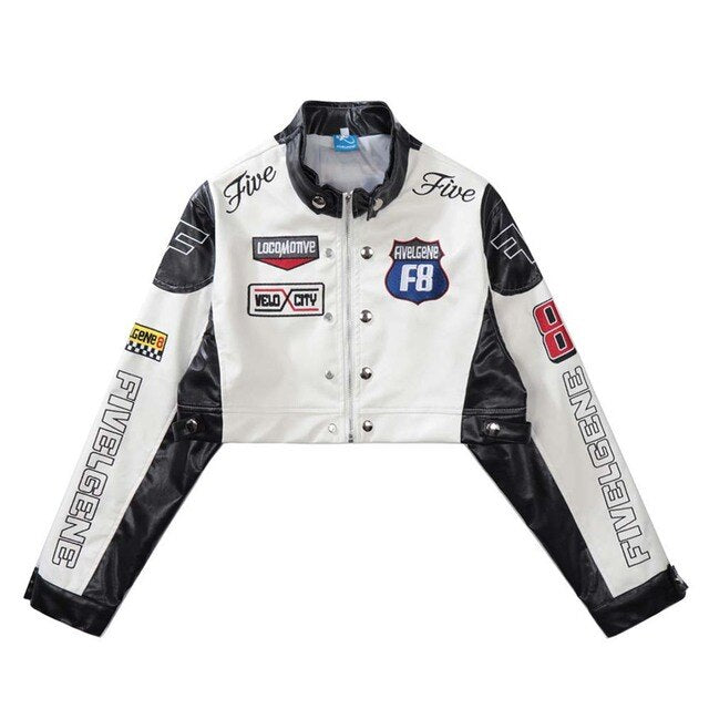 Jas Dames | Cropped &amp; Stoer Patchwork Design