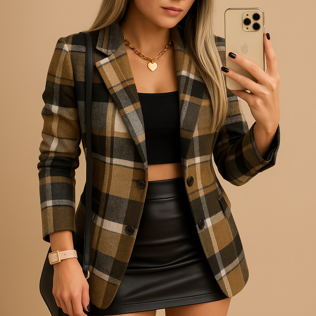 Jas Dames | Knoopsluiting &amp; Getailleerd Silhouet