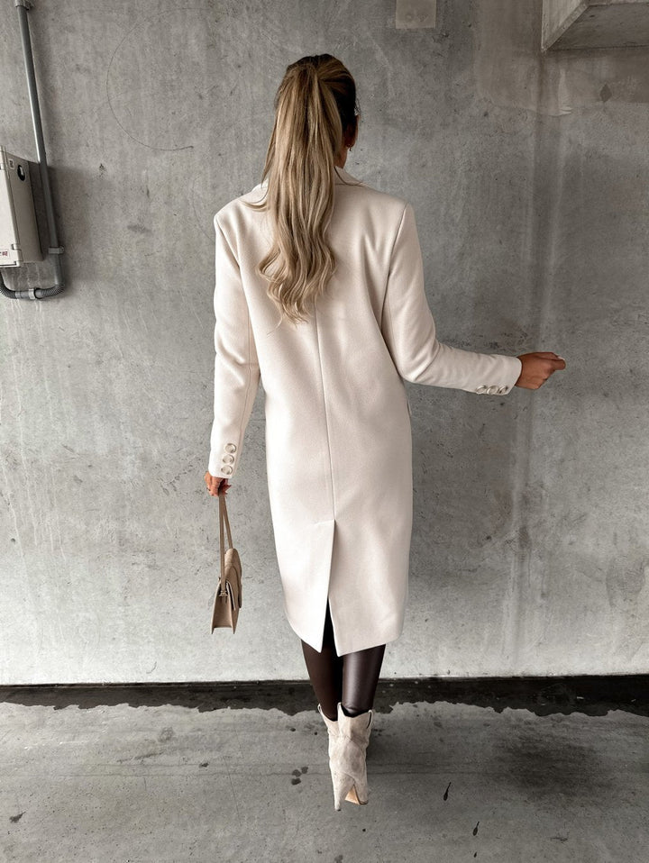 Jas Dames Lang | Winterse Warmte &amp; Tijdloze Elegantie