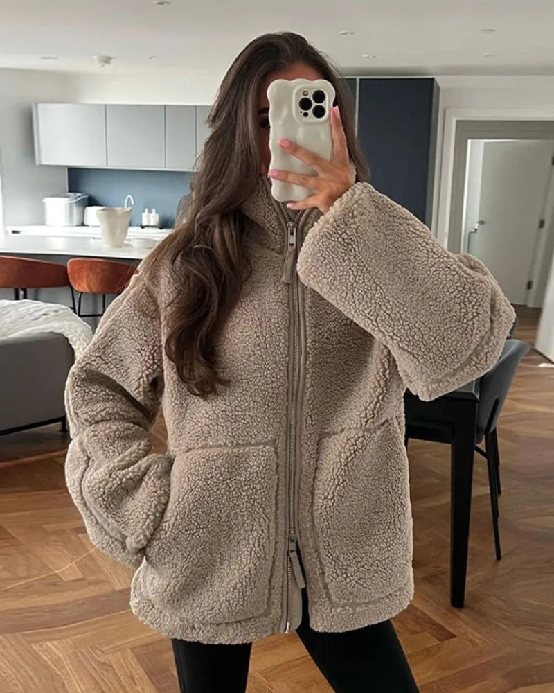 Jas Dames | Warme Teddy Look
