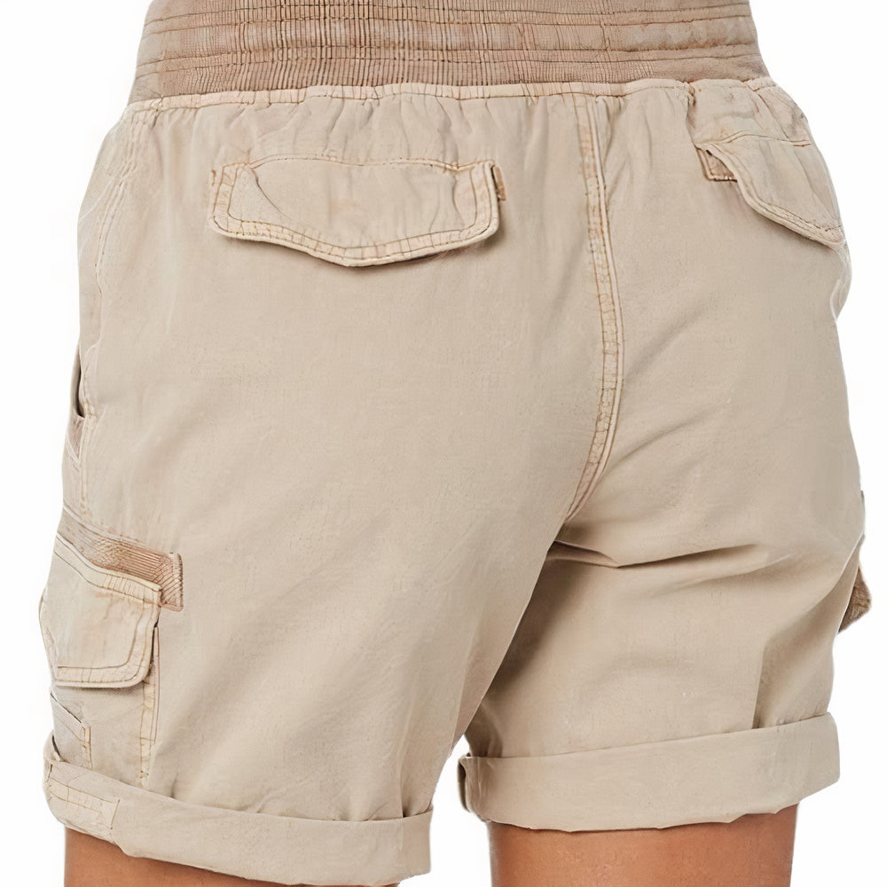 Korte Broek Dames | Hoge Taille &amp; Cargo Zakken voor Dagelijks Comfort