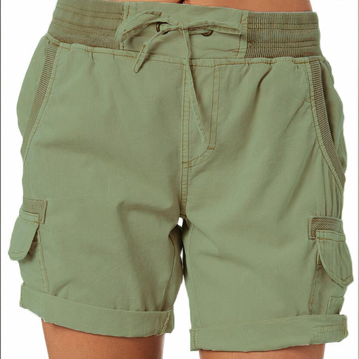 Korte Broek Dames | Hoge Taille &amp; Cargo Zakken voor Dagelijks Comfort