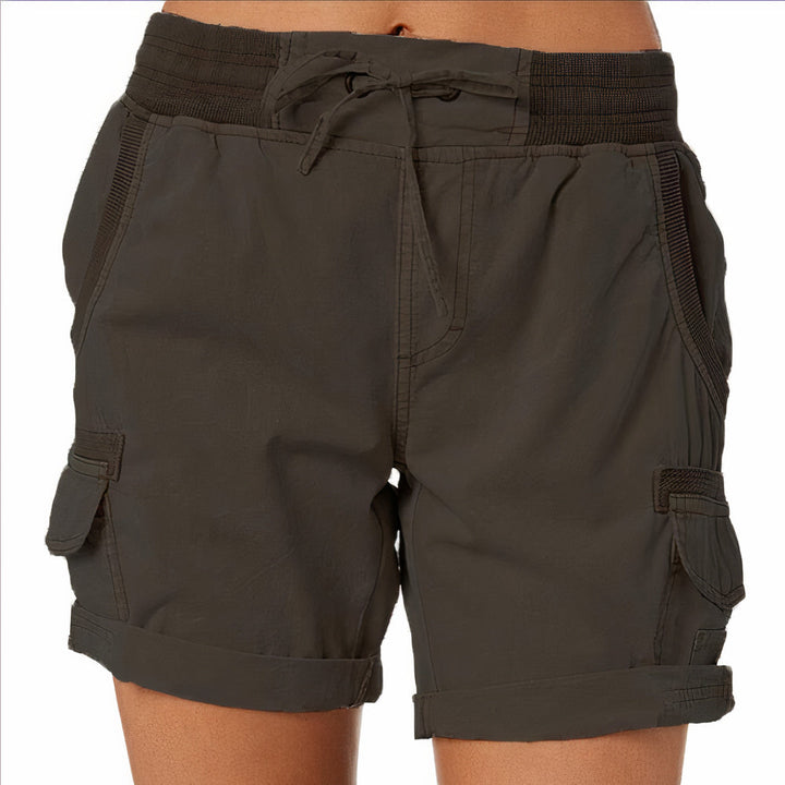Korte Broek Dames | Hoge Taille &amp; Cargo Zakken voor Dagelijks Comfort