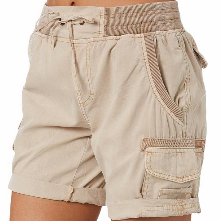 Korte Broek Dames | Hoge Taille &amp; Cargo Zakken voor Dagelijks Comfort