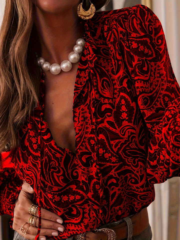 Lange Mouw Blouse Dames | Poefmouwen &amp; Verfijnde Look