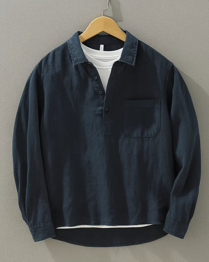 Lange Mouwen Polo Heren | Luchtig Zomercomfort &amp; Instap-Gemak