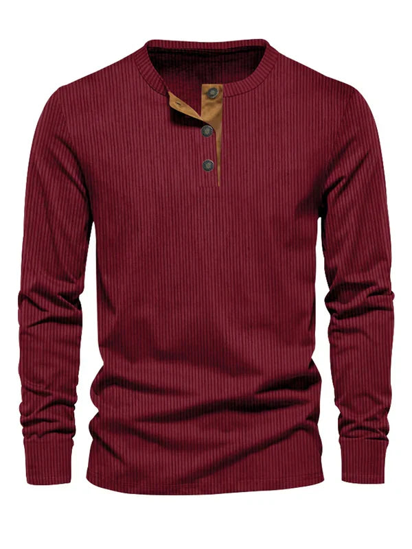 Long Sleeve Shirt Heren | Gestreept Design &amp; Slim Fit Comfort