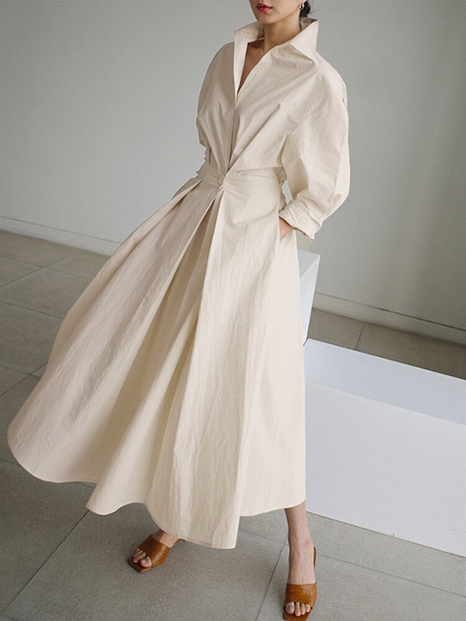 Maxi Jurk Dames | A-lijn Silhouet &amp; Getailleerde Taille