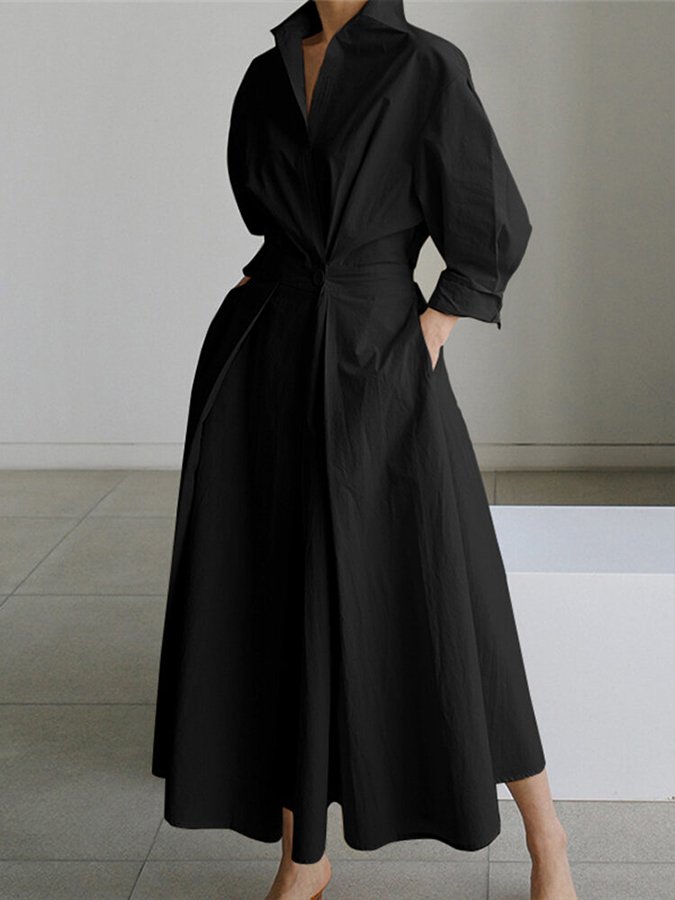 Maxi Jurk Dames | A-lijn Silhouet &amp; Getailleerde Taille