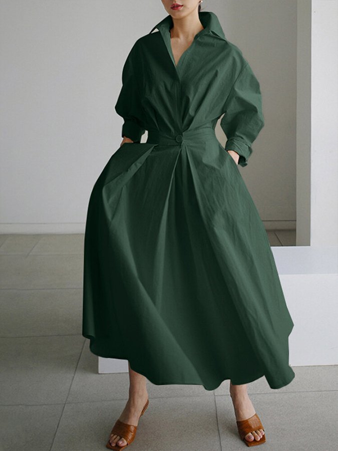 Maxi Jurk Dames | A-lijn Silhouet &amp; Getailleerde Taille